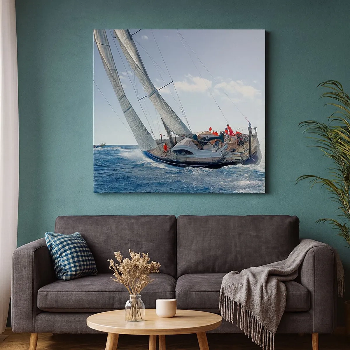 Obraz na plátně - Ať zvítězí lepší - 30x30 cm