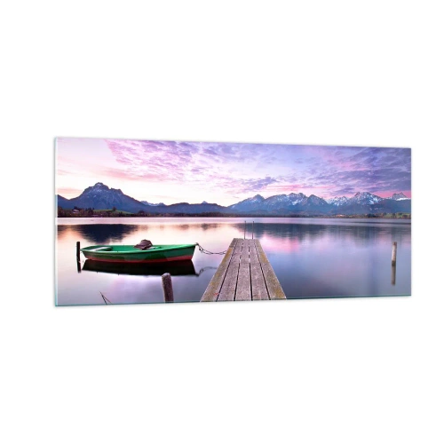 Obraz na skle - Přátelské ticho - 100x40 cm