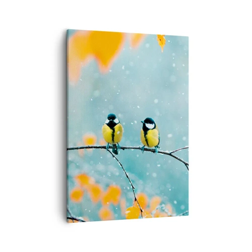 Obraz na plátně - Ptačí drby - 50x70 cm