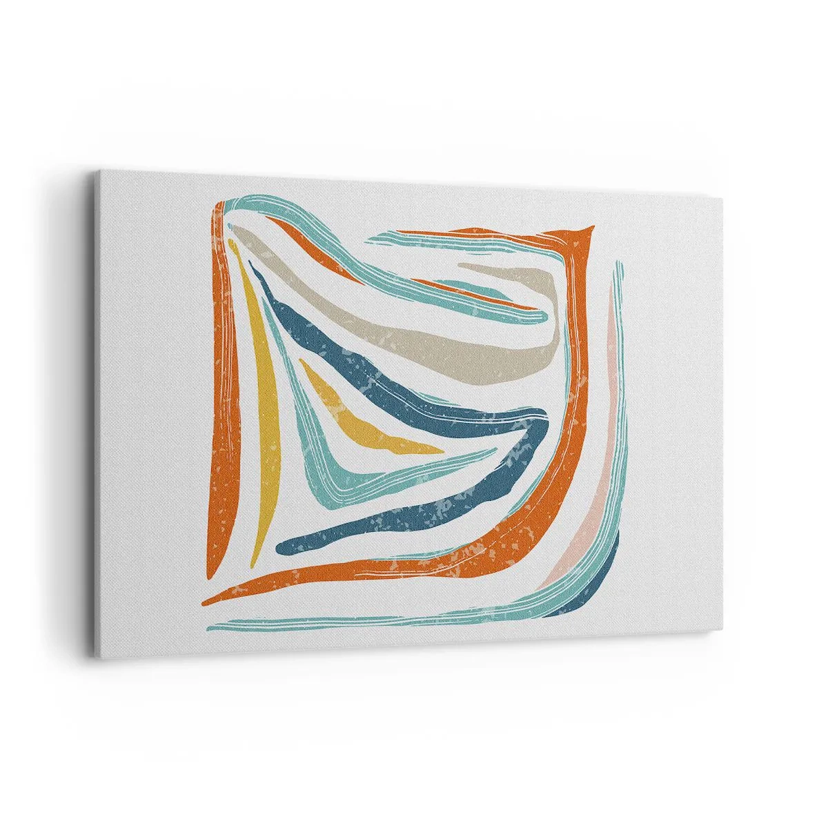 Obraz na plátně - Přátelsky usměvavá abstrakce - 120x80 cm