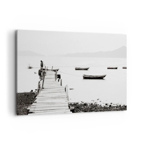 Obraz na plátně - U tiché a čisté vody - 100x70 cm