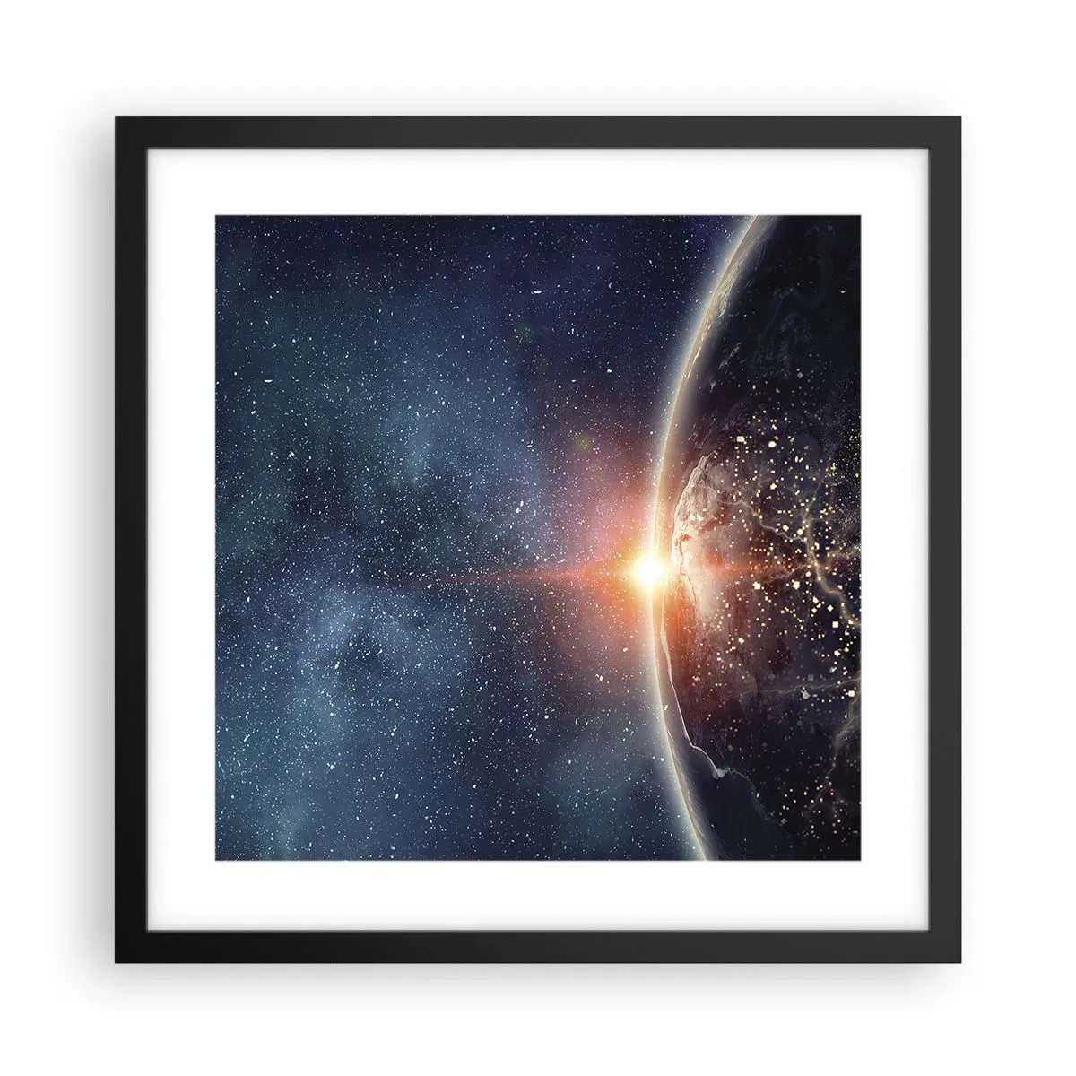 Plakát v černém rámu - V nové perspektivě - 40x40 cm