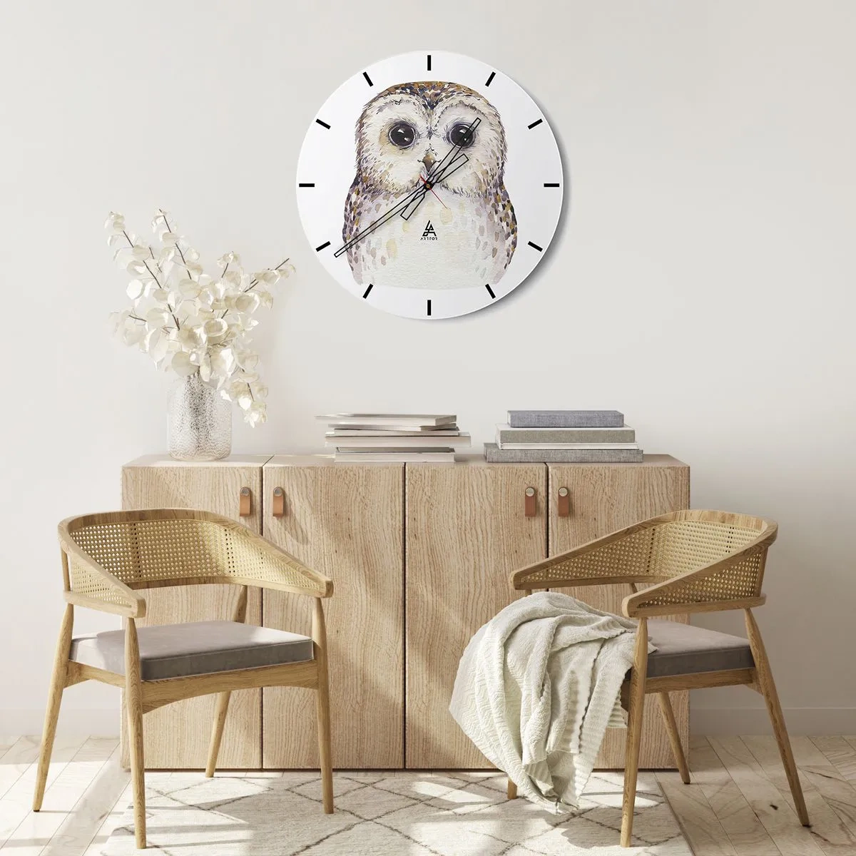 Nástěnné hodiny - Podívej se mi do očí - 30x30 cm