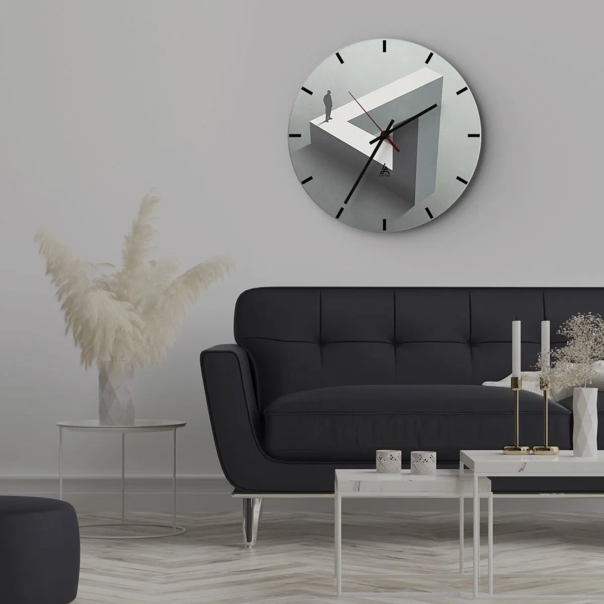 Nástěnné hodiny - A přece je to možné - 40x40 cm