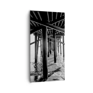 Obraz na plátně - Úkryt na pláži - 65x120 cm