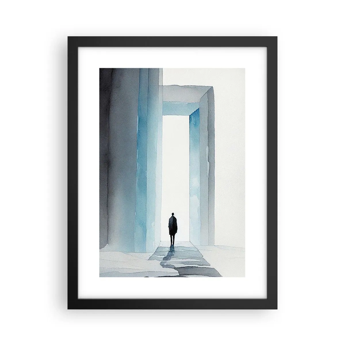 Plakát v černém rámu - Žij bez omezení - 30x40 cm