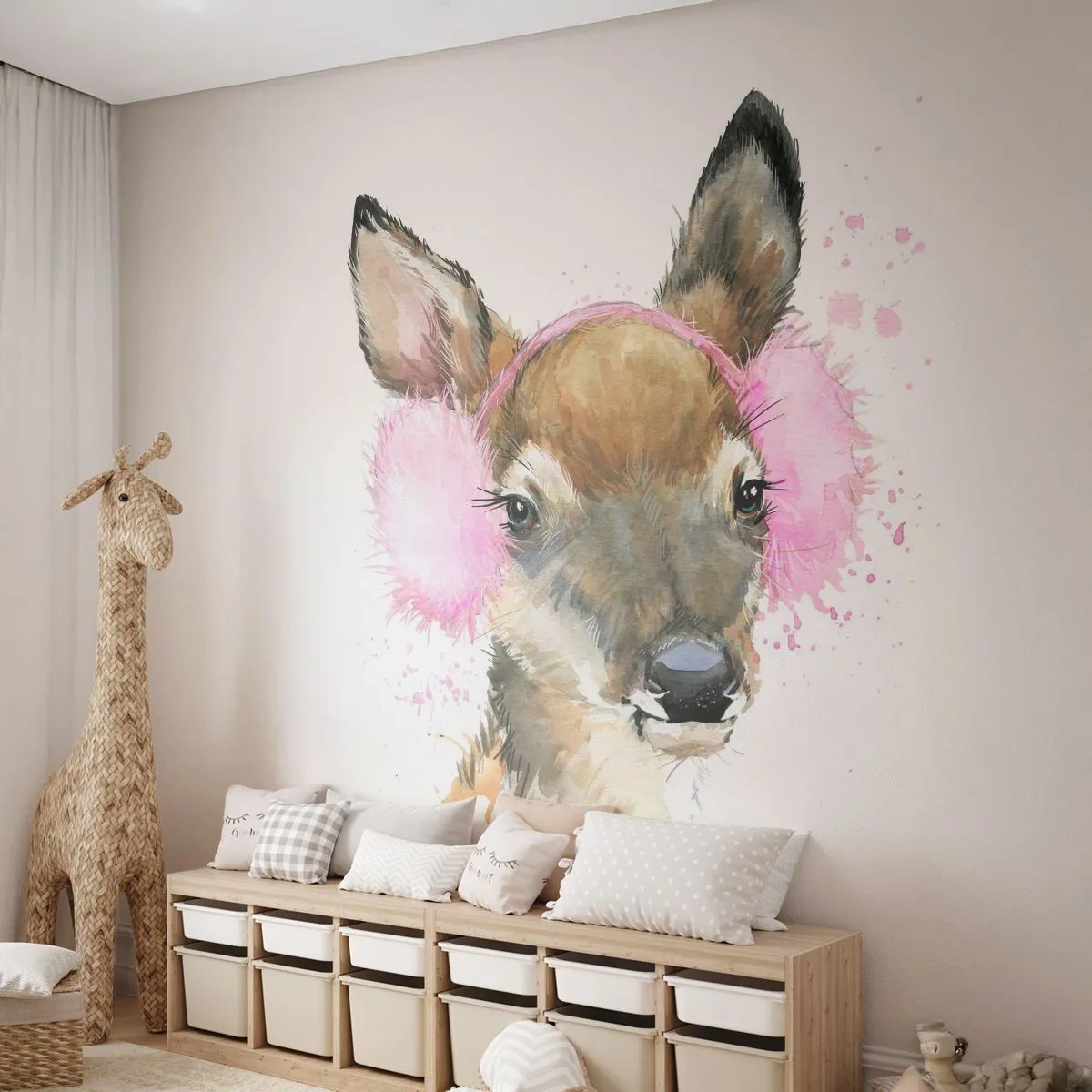 Fototapeta Samolepicí Deluxe Sticker - A mráz už není tak hrozný - Pro děti, Jikry, Grafika - 250x175 cm