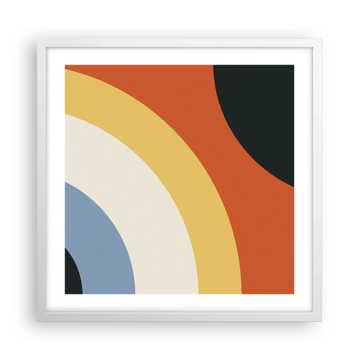 Plakát v bílém rámu - K sobě samému - 50x50 cm