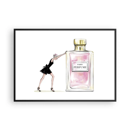 Plakát v černém rámu - Podstata ženskosti - 100x70 cm