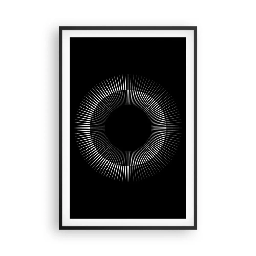 Plakát v černém rámu - Černé slunce - 61x91 cm