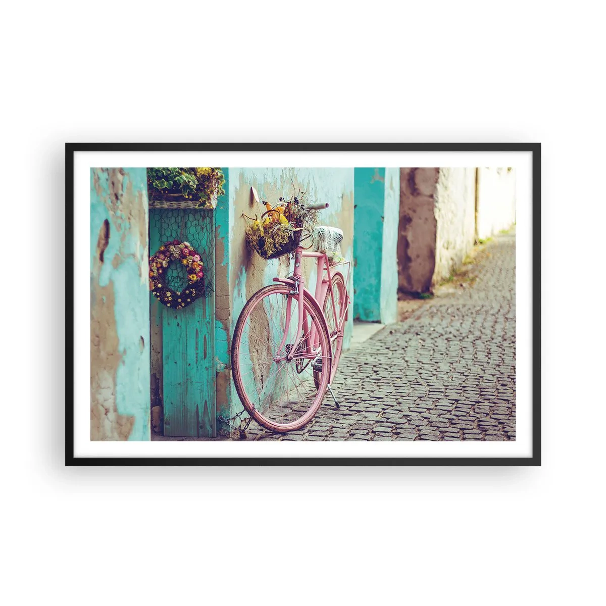 Plakát v černém rámu - Hned se vrátím - 91x61 cm
