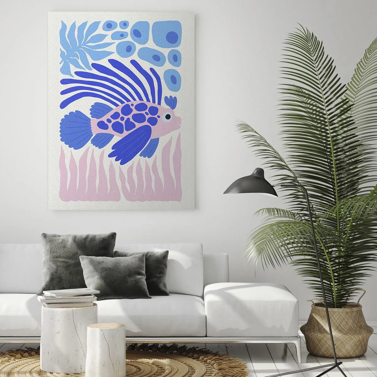 Obraz na skle - Ve svém živlu - 70x100 cm