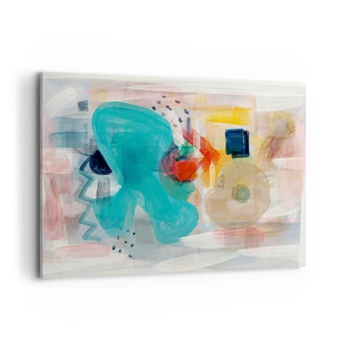 Obraz na plátně - Barevná hra - 100x70 cm