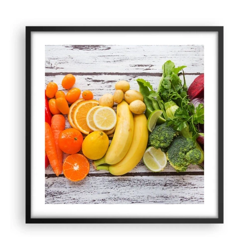 Plakát v černém rámu - To nestačí? - 50x50 cm