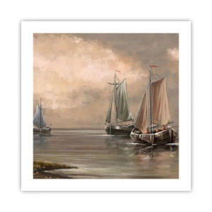 Plakát - Návrat námořníků - 50x50 cm