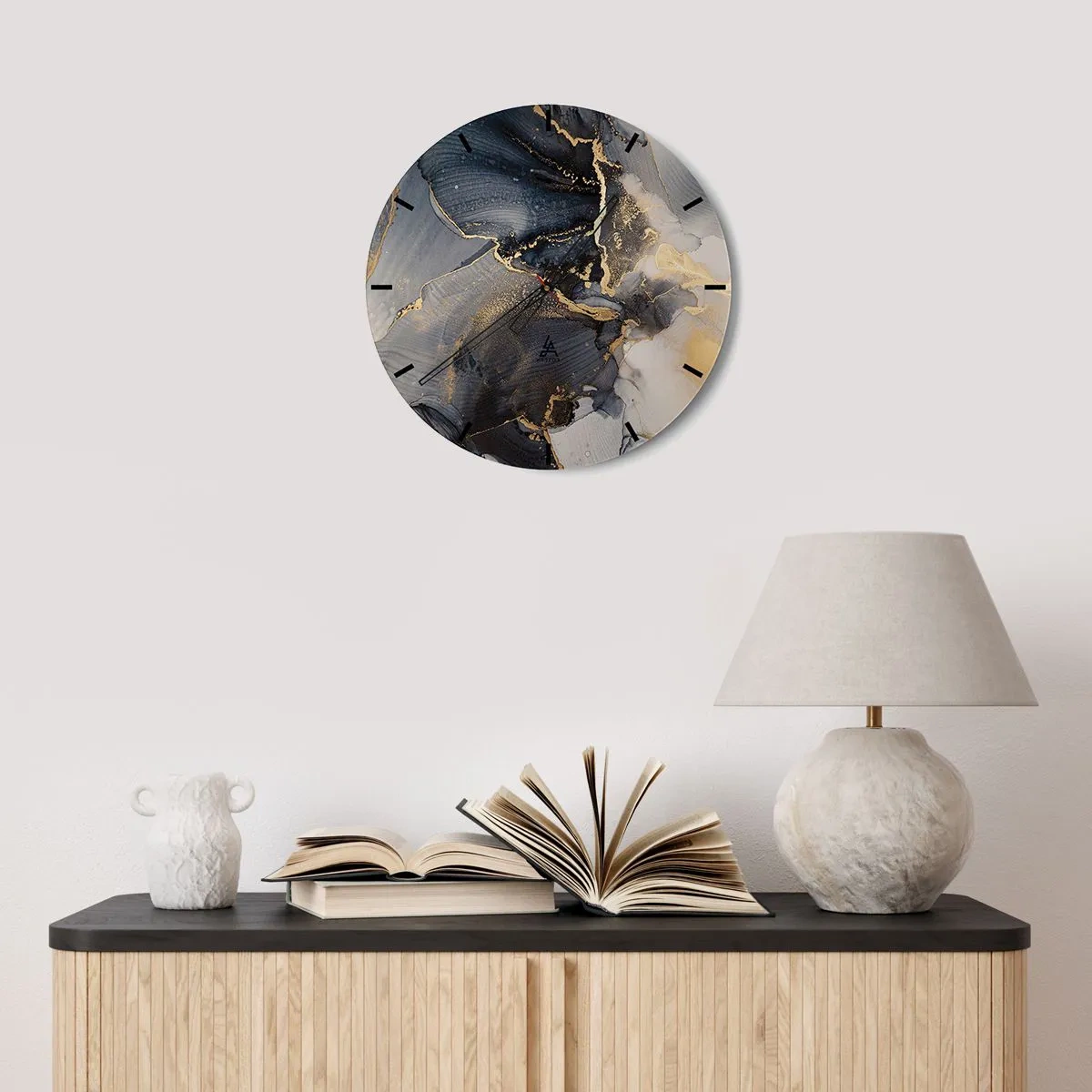 Nástěnné hodiny - Život kamene - 30x30 cm