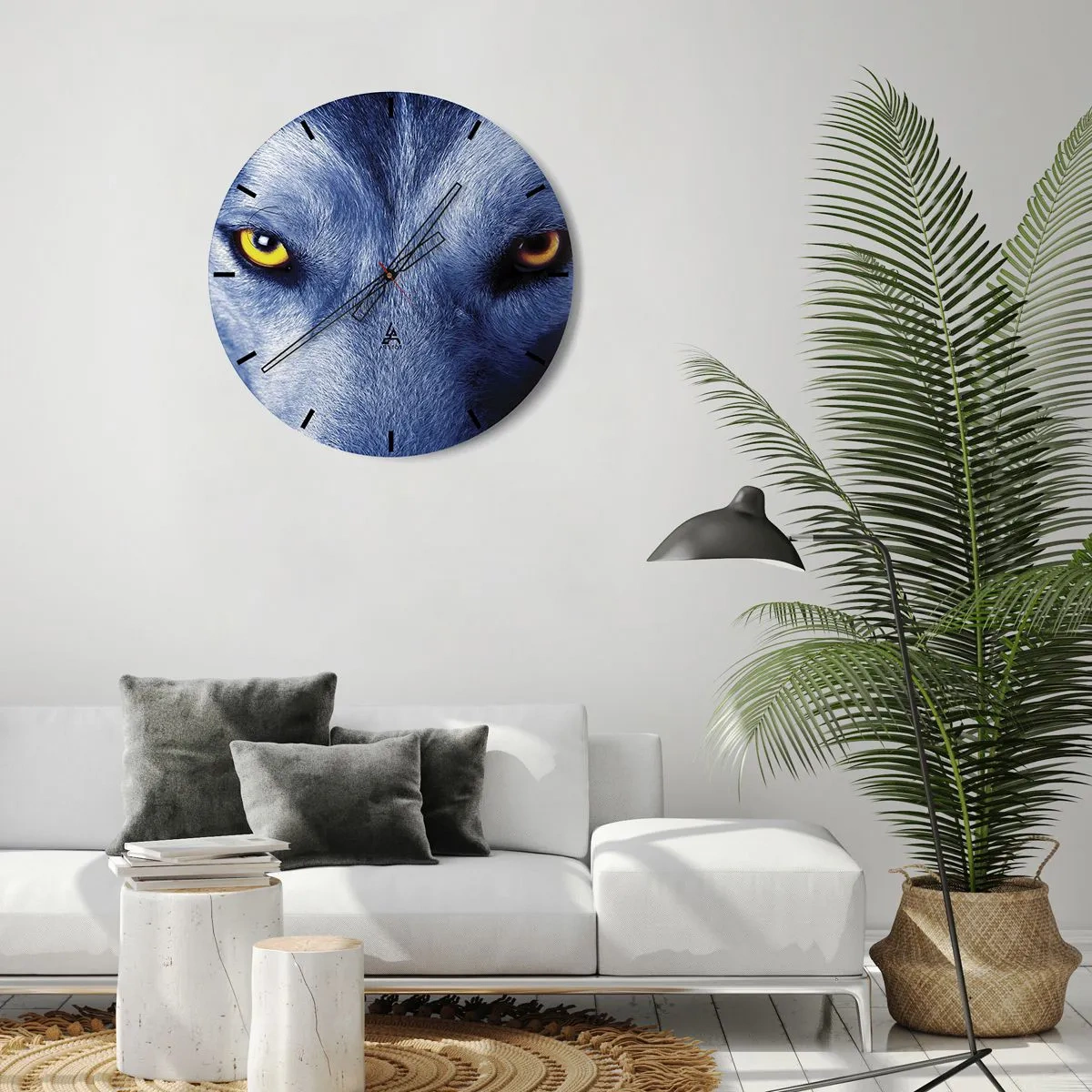 Nástěnné hodiny - Fascinující pohled - 30x30 cm