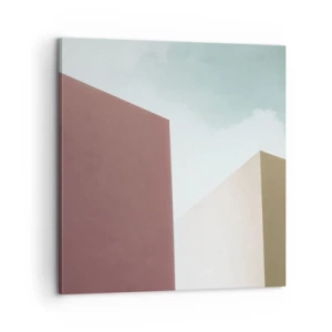 Obraz na plátně - Geometrie slunečného léta - 60x60 cm