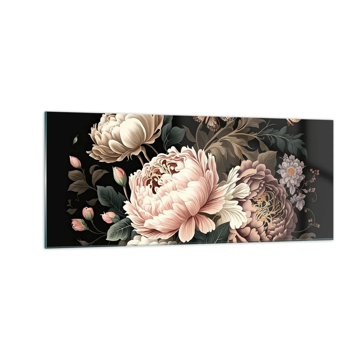 Obraz na skle - V barokním stylu - 100x40 cm