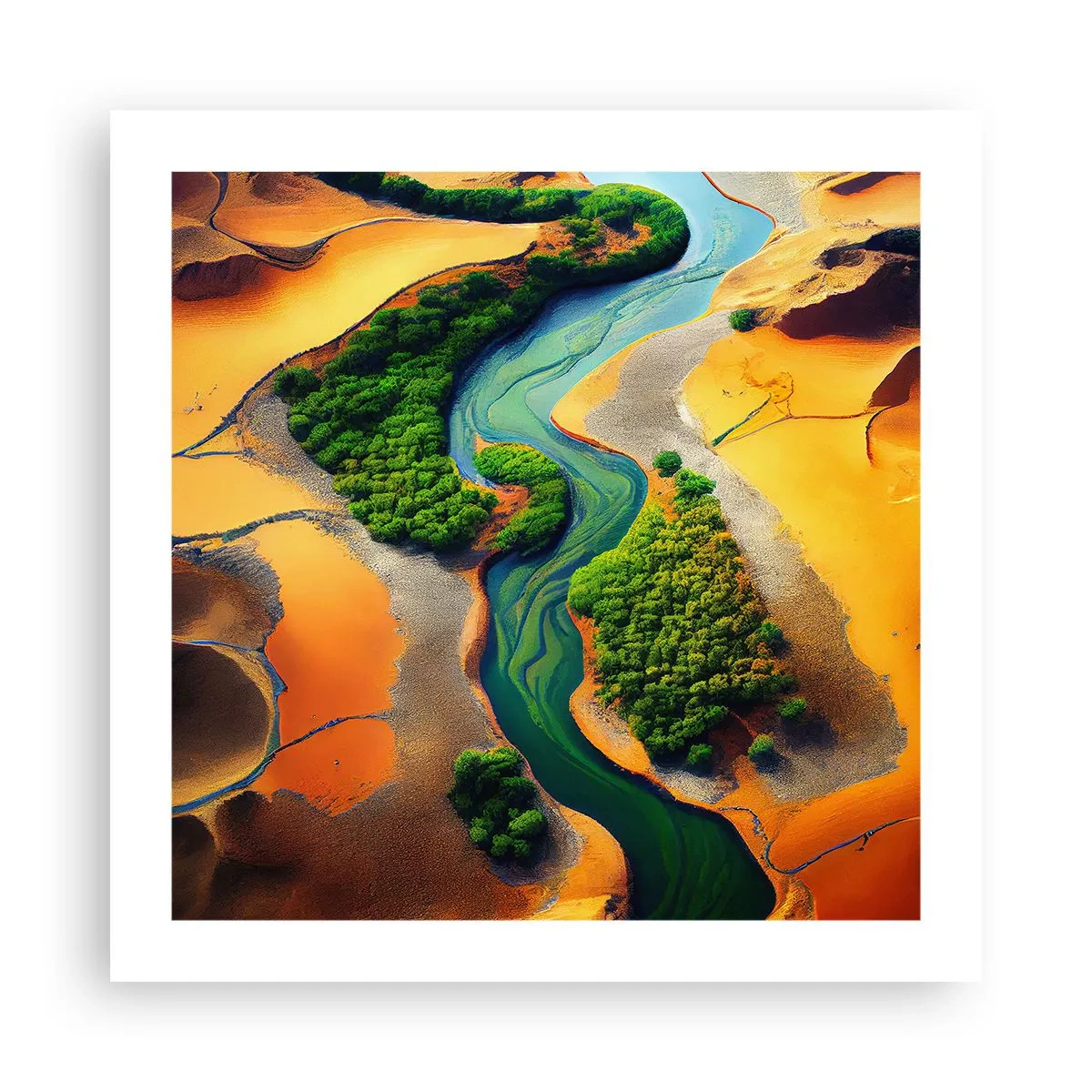 Plakát - Životodárná řeka - 50x50 cm