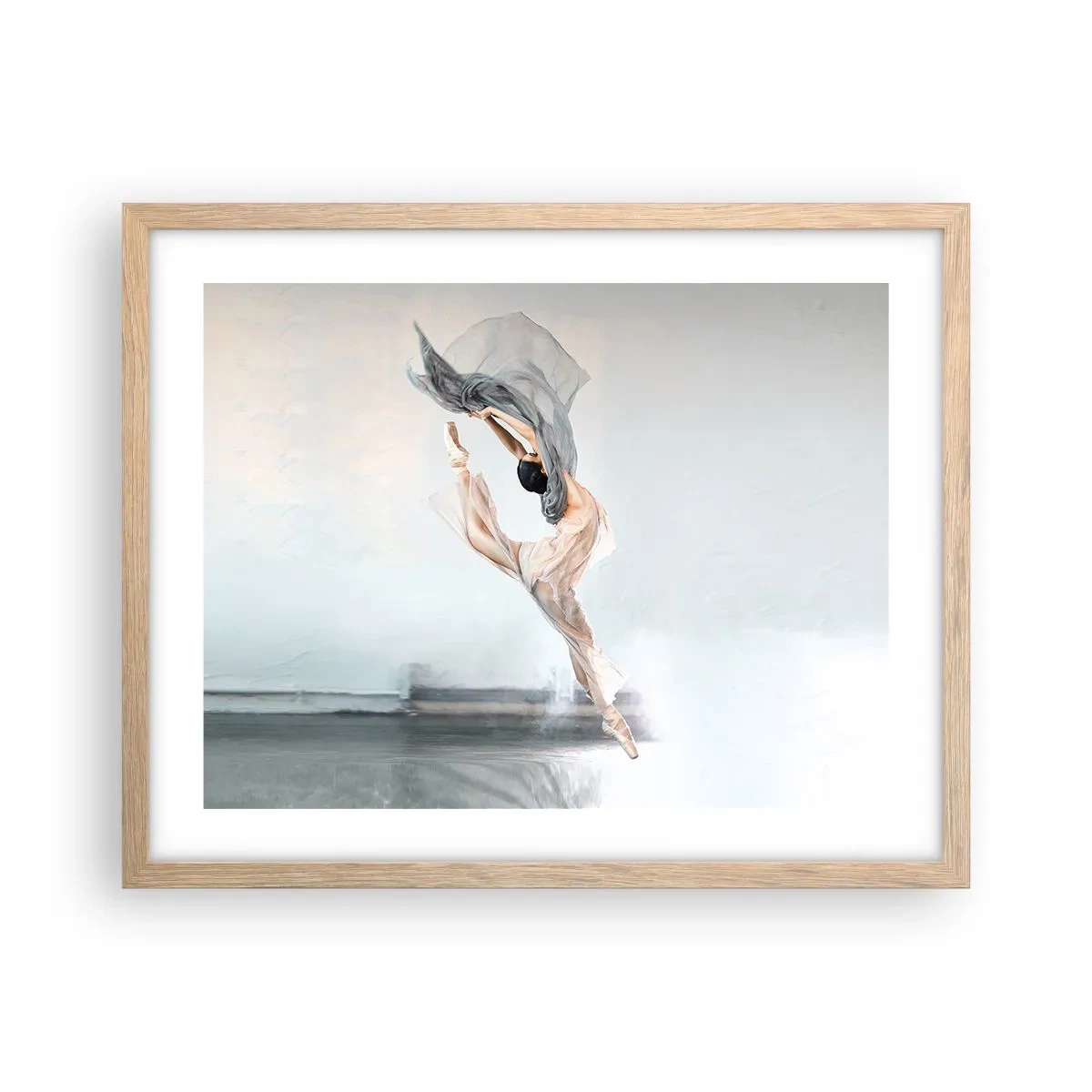 Plakát v rámu světlý dub - V tanečním vytržení - 50x40 cm