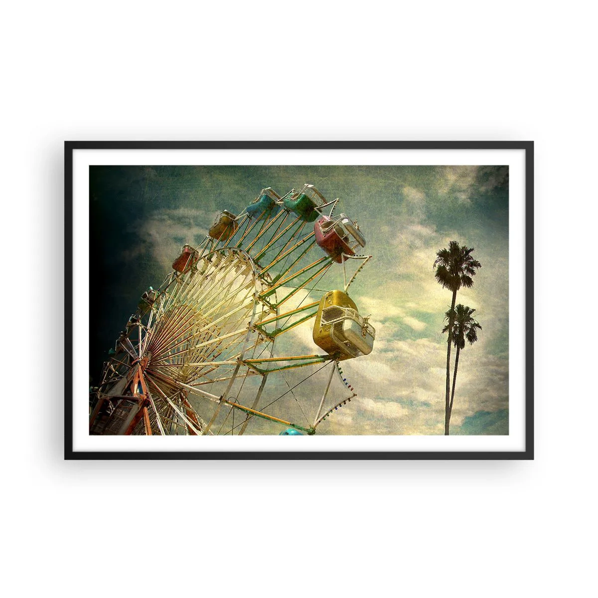 Plakát v černém rámu - Bude, bude zábava… - 91x61 cm