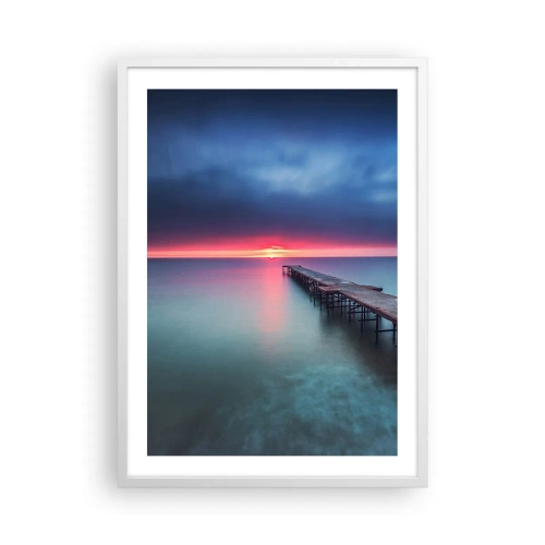 Plakát v bílém rámu - Mezi nebem a zemí - 50x70 cm