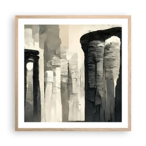 Plakát v rámu světlý dub - Majestátnost starožitnosti - 60x60 cm
