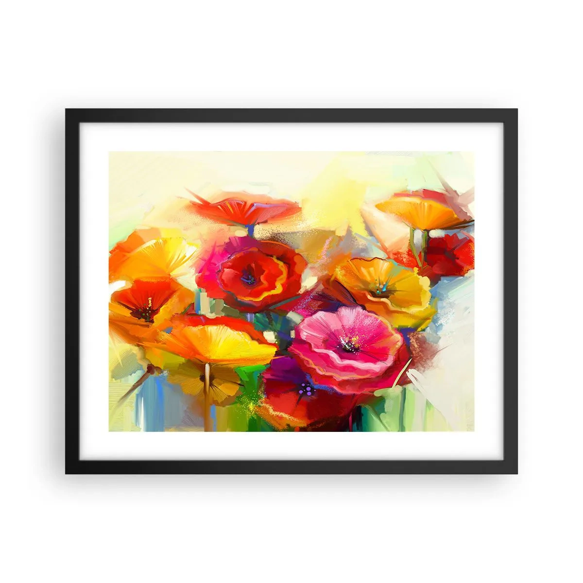 Plakát v černém rámu - Nejenom červené - 50x40 cm