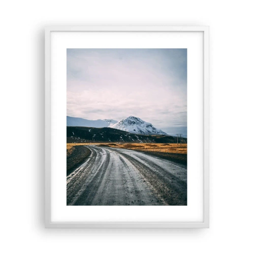 Plakát v bílém rámu - V islandském stylu - 40x50 cm