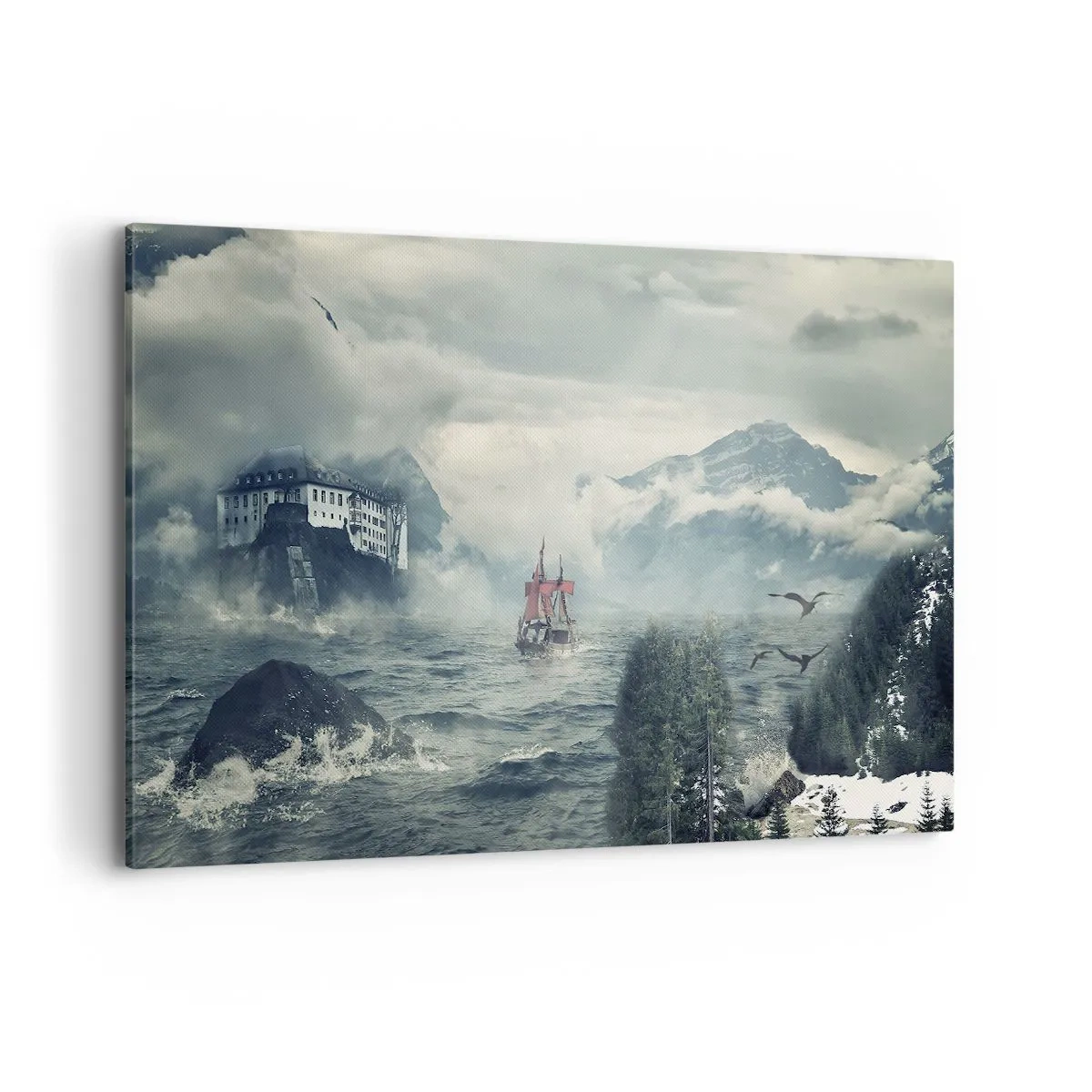 Obraz na plátně - V kouzelných vodách - 120x80 cm