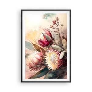 Plakát v černém rámu - Z profilu a en face - 61x91 cm