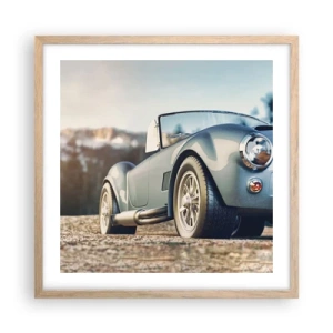 Plakát v rámu světlý dub - Protože na stylu záleží - 50x50 cm