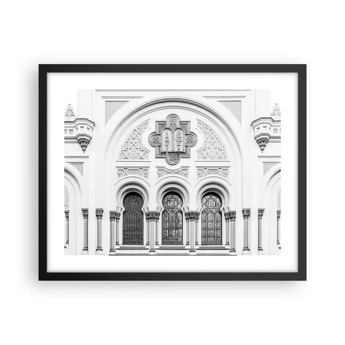 Plakát v černém rámu - Na pomezí kultur - 50x40 cm