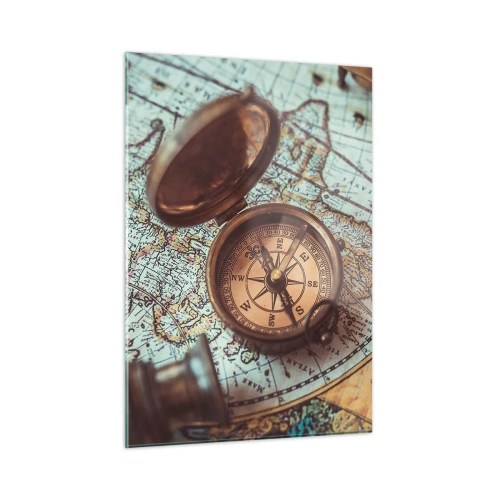 Obraz na skle - Pro dobrodruha - 50x70 cm