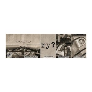Vzor Fototapety Premium Sand - Pověz mi - Pěnivý stroj, Vinobraní, Retro - 100x30 cm
