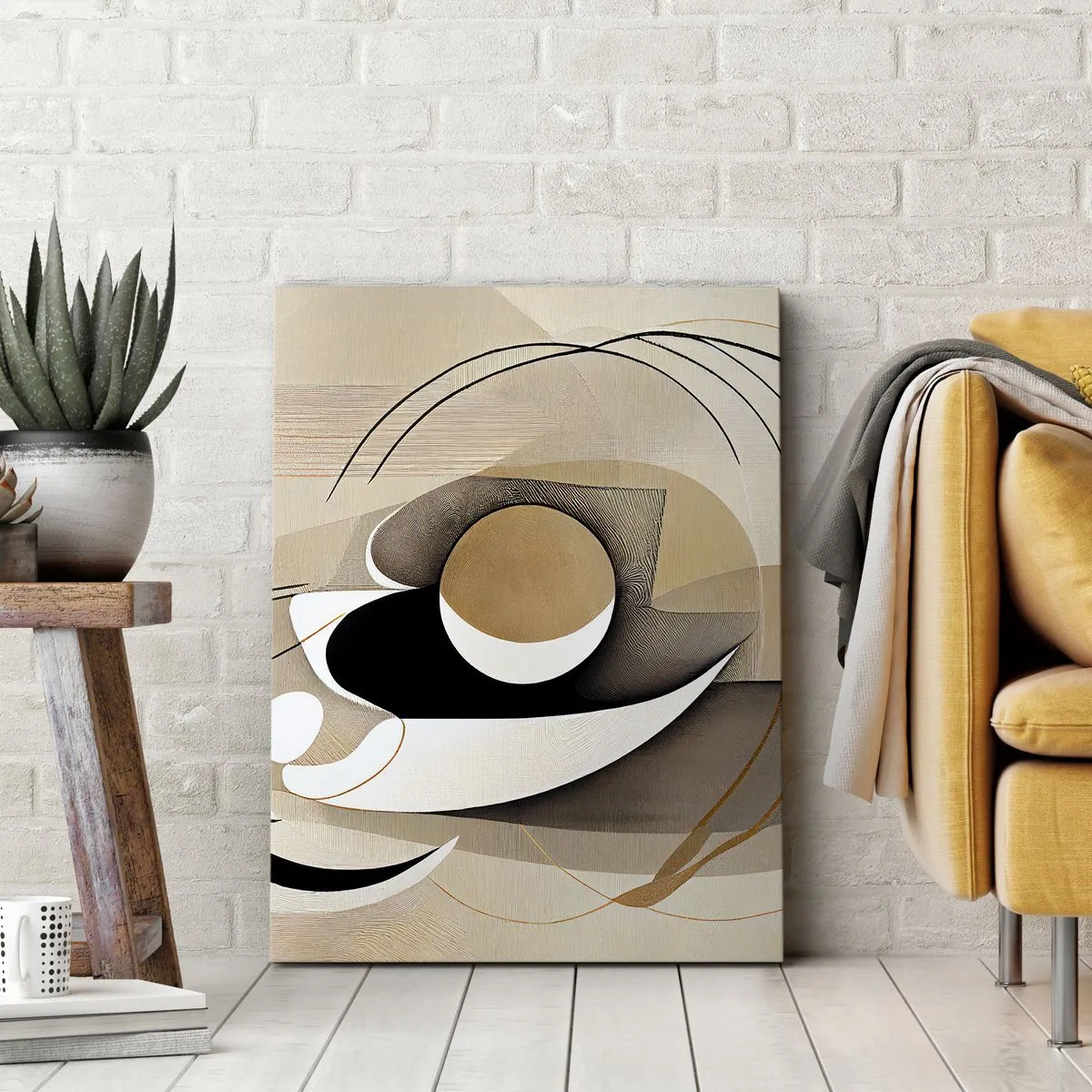 Obraz na plátně - Kompozice: podstata věcí - 55x100 cm