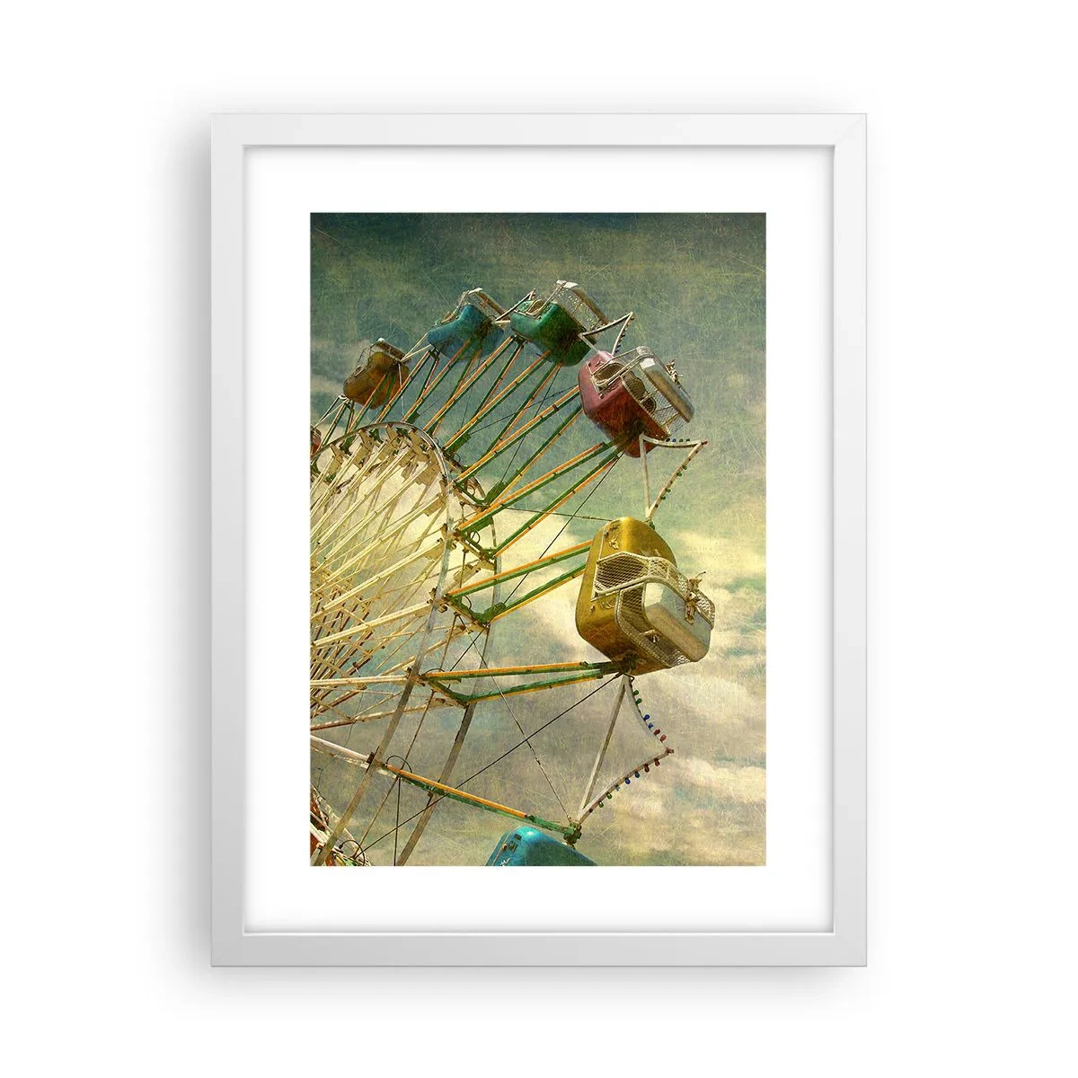 Plakát v bílém rámu - Bude, bude zábava… - 30x40 cm