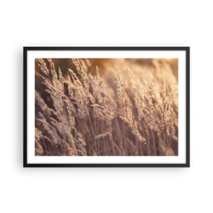 Plakát v černém rámu - Připraveni přivítat podzim - 70x50 cm