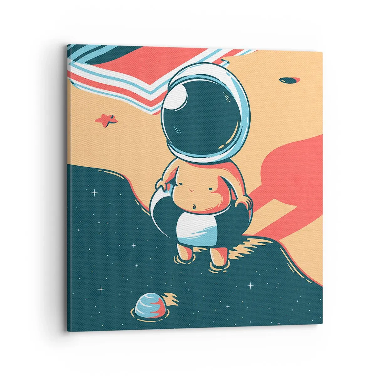 Obraz na plátně - Z jiné perspektivy - 70x70 cm