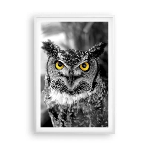 Plakát v bílém rámu - Nic se neschová - 61x91 cm