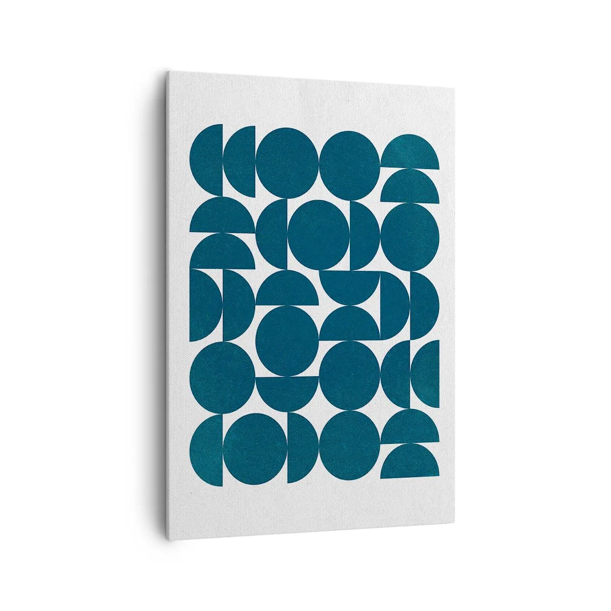 Obraz na plátně - Kruhy a půlkruhy - 70x100 cm