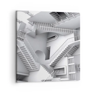 Obraz na plátně - Paradoxy prostoru - 60x60 cm
