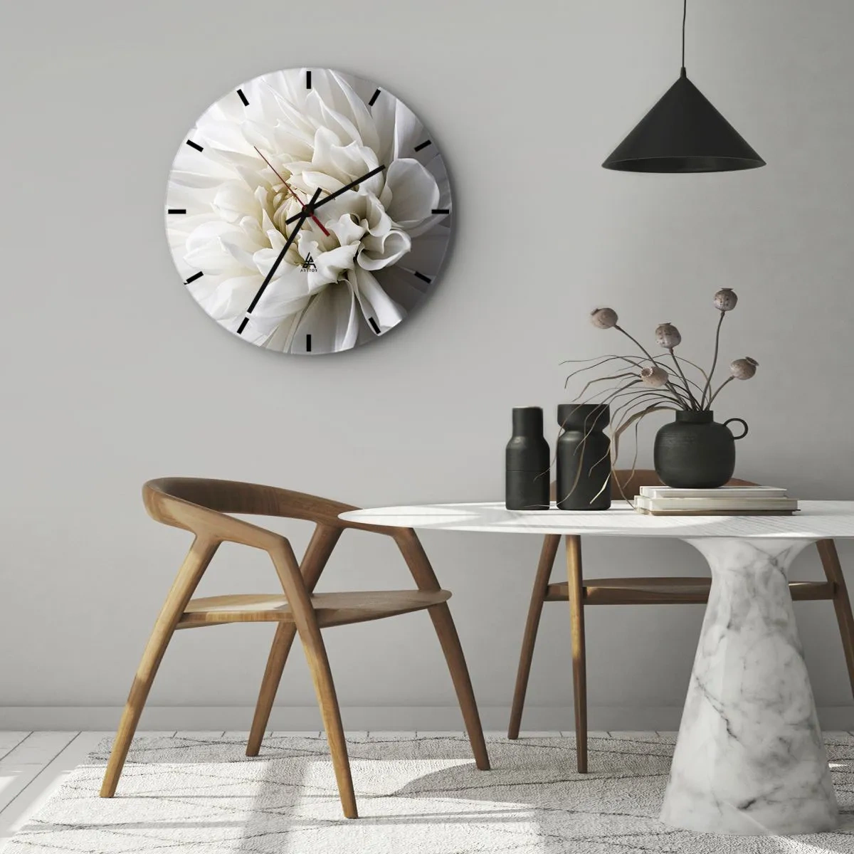 Nástěnné hodiny - Dopoledne s nevěstou - 30x30 cm