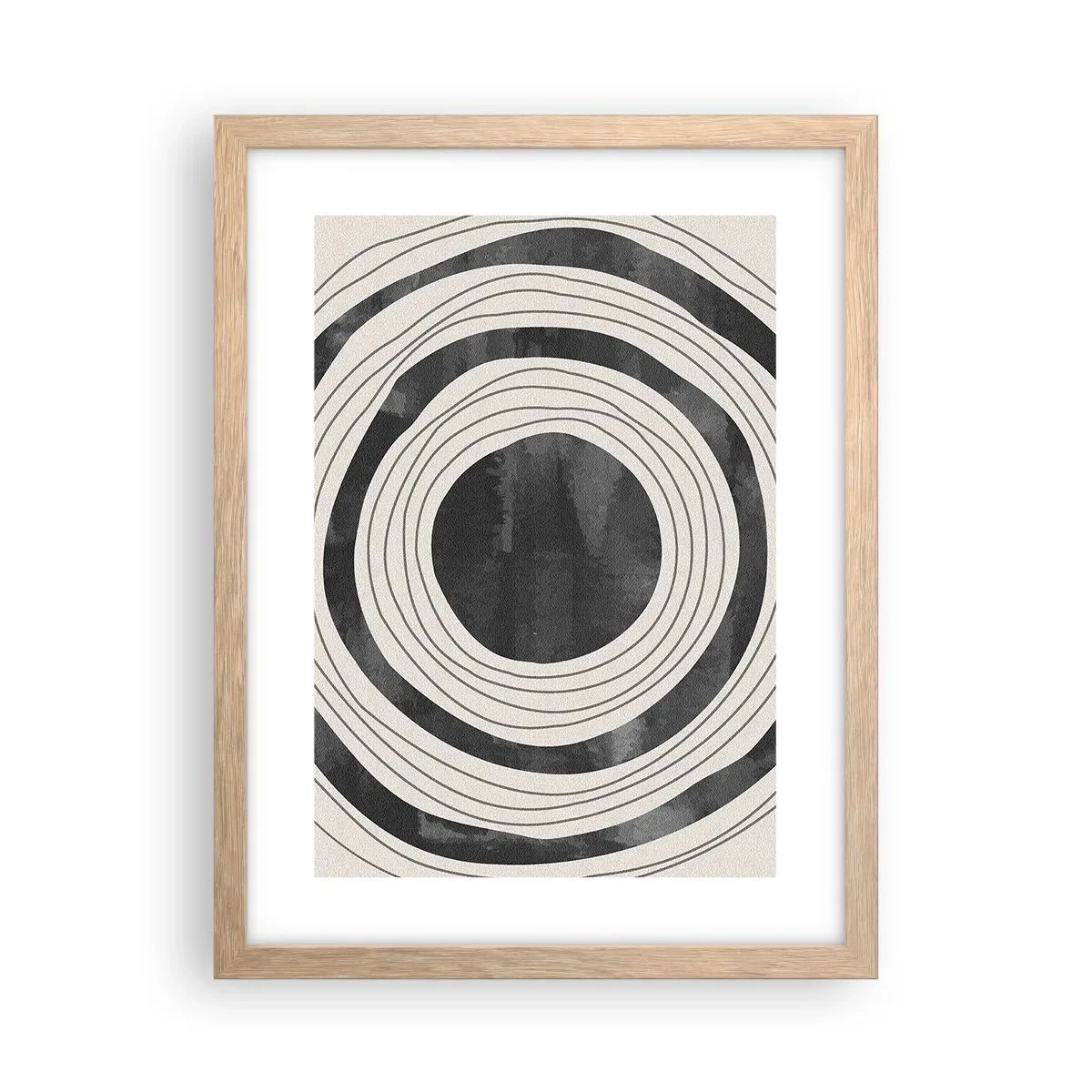 Plakát v rámu světlý dub - Přesný zásah - 30x40 cm