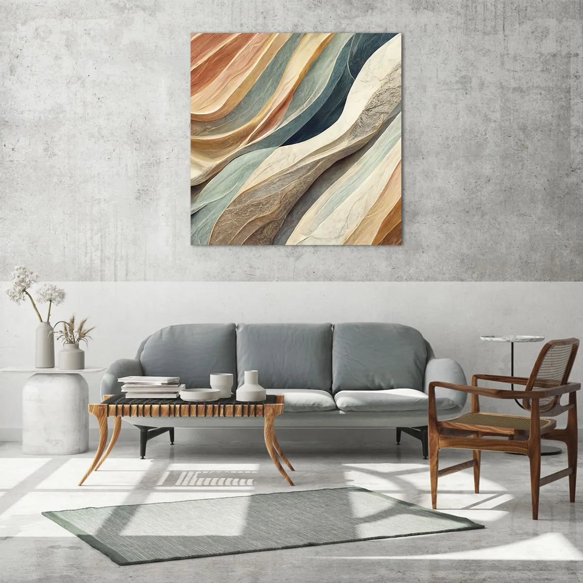 Obraz na skle - Okamžik před změnou - 70x70 cm