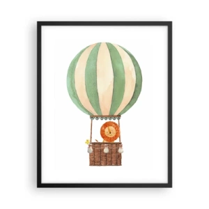 Plakát v černém rámu - Leonovy cesty - 40x50 cm