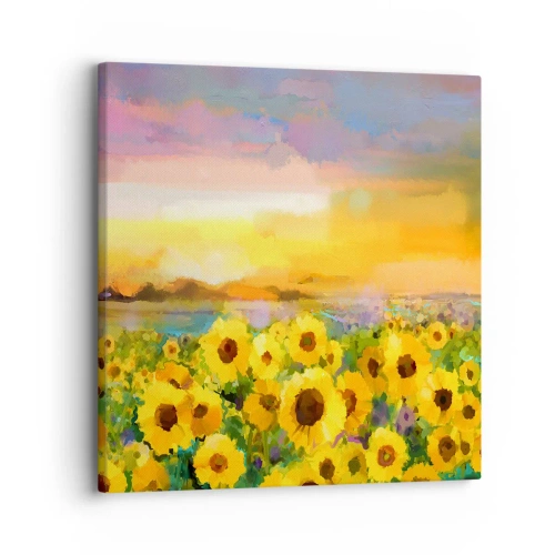 Obraz na plátně - Samotné slunce sestoupilo na zem - 30x30 cm