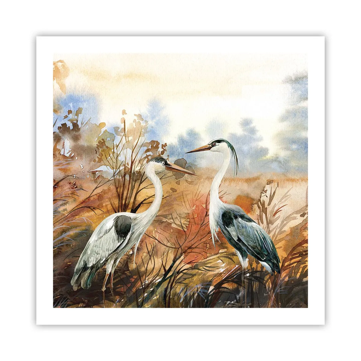 Plakát - Kam na podzim? - 60x60 cm
