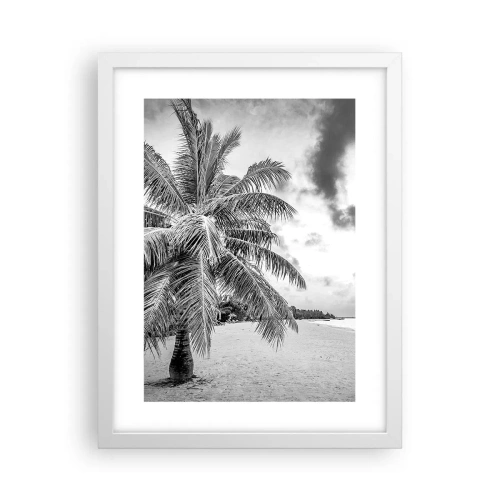 Plakát v bílém rámu - Když toužíš po samotě…. - 30x40 cm